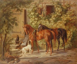 Horses At The Porch — Adam Albrecht