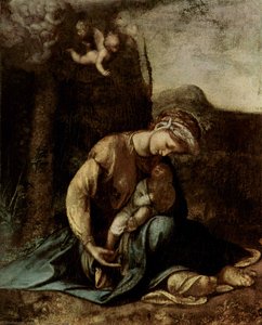 Die Zigeunermadonna — Antonio Allegri Da Correggio, High Renaissance