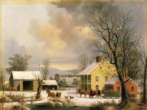 Winter In The Country — George Henry Durrie