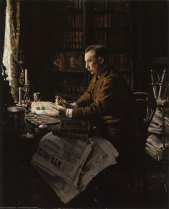 Portrait Of Dr H.f. Antell — Akseli Gallen-kallela, Symbolist
