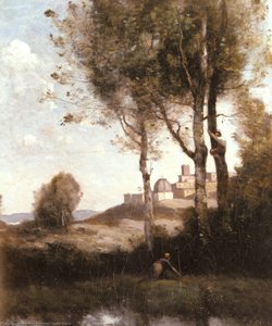 Les Denicheurs Toscans — Jean-baptiste-camille Corot, Romanticism