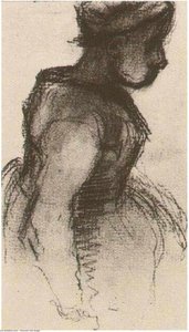 Peasant Girl, Half-figure — Vincent Van Gogh, Expressionism