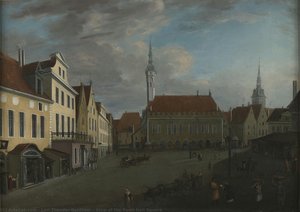 View Of The Town Hall Square — Carl Theodor Gehlhaar