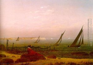 Woman On The Beach Of Rugen