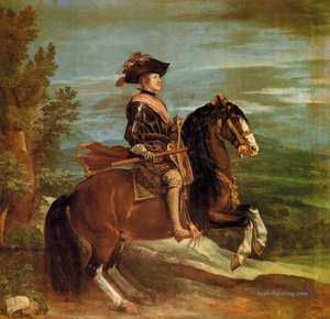 Equestrian Portrait Of Philip Iv — Диего Родригес Де Силва И Веласкес, Baroque