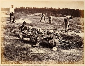 Una squadra di sepoltura, Cold Harbor, Virginia