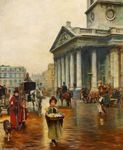 St. Martin In The Fields — Thomas Benjamin Kennington, Contemporary Realism