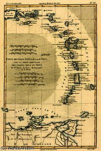 The Lesser Antilles or the Windward Islands, with the Eastern part of the Leeward Islands, from 'Atl
