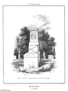 Monument Funeraire De Jean-baptiste-jacques Augustin Au Cimetiere Du Pere-lachaise