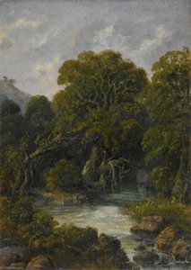 Mountain Stream In The Western Ghats — William Robert Houghton