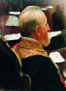 State Secretary General Mikhail Galkin-vrasky — Boris Mikhaïlovitch Koustodiev, Realism