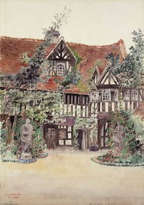 The Smaller Courtyard, Hotel Guilleaume Le Conquerant, Dives, France — Cass Gilbert