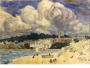 Beach At St. Ives — Richard Hayley Lever