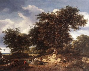 The Great Oak — Jacob Isaackszoon Van Ruisdael, Dutch Golden Age