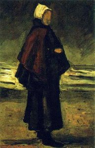 Femme De Pecheur Sur La Plage — Vincent Willem Van Gogh, Post-impressionism