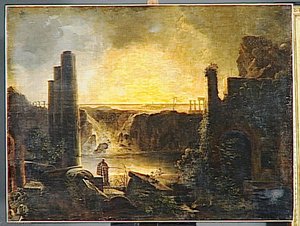 Ruines D'ascalon En Syrie — Auguste De Forbin, Romanticism