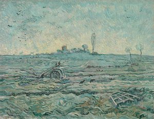 Plough And The Harrow After Millet, The — Vincent Willem Van Gogh, Post-impressionism