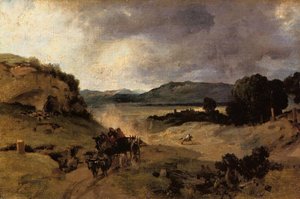 The Roman Campagna (also Known As La Cervara) — Jean-baptiste-camille Corot, Romanticism