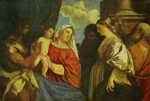 The Virgin And Child With Four Saints