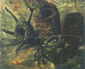 Still Life With Birds' Nests — Vincent Willem Van Gogh, Post-impressionism