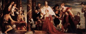 Die Anbetung Der Jungfrau Durch Die Familie Coccina — Paolo Veronese, Manierismus (spätrenaissance)
