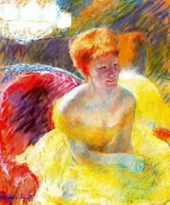 Lydia At The Theater — Mary Stevenson Cassatt