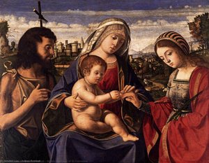 Mystic Marriage Of St Catherine — Andrea Previtali