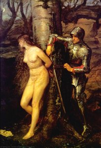 The Knight Errant — Sir John Everett Millais, Pre-raphaelite Brotherhood