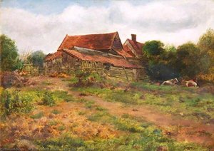 Landscape, Hampstead — John Everett Millais