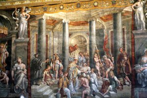 Stanze Vaticane - The Baptism Of Constantine — Raphaël