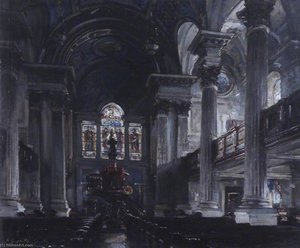 Interior Of St Andrews Parish Church, Glasgow — William Somerville Shanks
