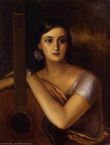 Woman With A Guitar — Juliusas Romero Torresas
