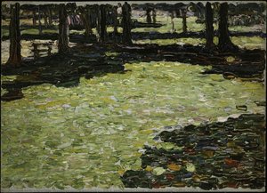 Парк Сен-клу, Лісова Галявина (park Von Saint-cloud, Waldlichtung) — Wassily Wassilyevich Kandinsky