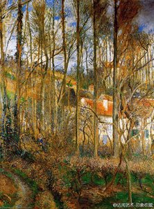 La C_te Des Boeufs In Ermitage Sun — Camille Pissarro, Impressionist Landscape