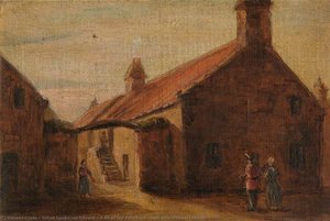 A Bit Of Old Peterhead (copy After William Niddrie) — Alfred Sanderson Edward