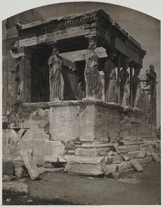 Porch Of The Maidens, Erechtheion From — William James Stillman, Documentary Photography
