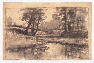 A Bridge — Theodore Clement Steele