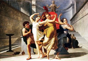 Theseus And Pirithous Abducting Elena — Пелагио Палаги