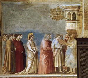 No. 12 Scenes From The Life Of The Virgin: 6. Wedding Procession — Giotto Di Bondone, Mannerism