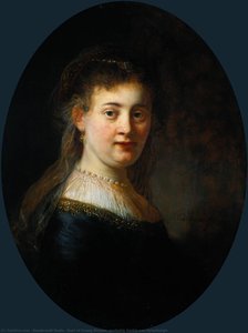 Bust Of Young Woman (probably Saskia Van Uylenburgh) — Rembrandt Peale, Tenebrism