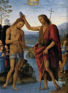 Baptism Of Christ — Pietro Perugino (pietro Vannucci), Renaissance