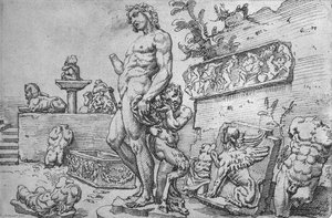 Garden Of The Casa Galli — Maerten Van Heemskerck, Northern Renaissance