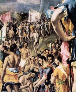 The Martyrdom Of St Maurice (detail) — El Greco