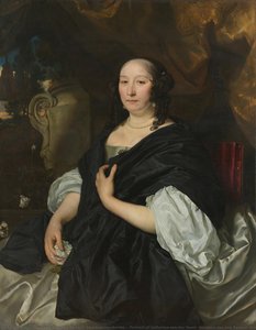 Portrait of Catharina van der Voort, Abraham van den Tempel, 1667