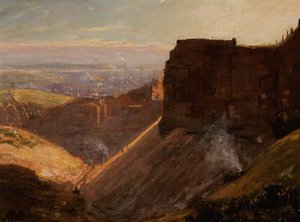View Of Llanelli From The Furnace Quarry — جيمس ديكسون إينيس