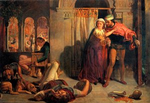 The Eve Of St. Agnes: The Flight Of Madeleine And Porphyro During The Drunkenness Attending The Revelry — Viljamas Holmanas Hantas
