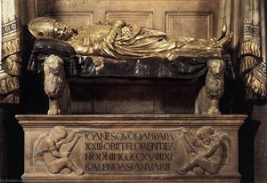 Funeral Monument To John Xxiii (detail) — Donatello