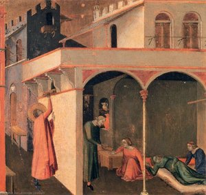 Scenes Of The Life Of St Nicholas (11) — アンブロージョ・ロレンツェッティ, Early Byzantine