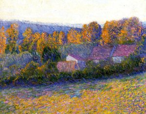 Autumn Afternoon, Giverny — Lilla Cabot Perry