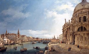 Entrance To The Grand Canal: Looking East — Canaletto, Venetian School